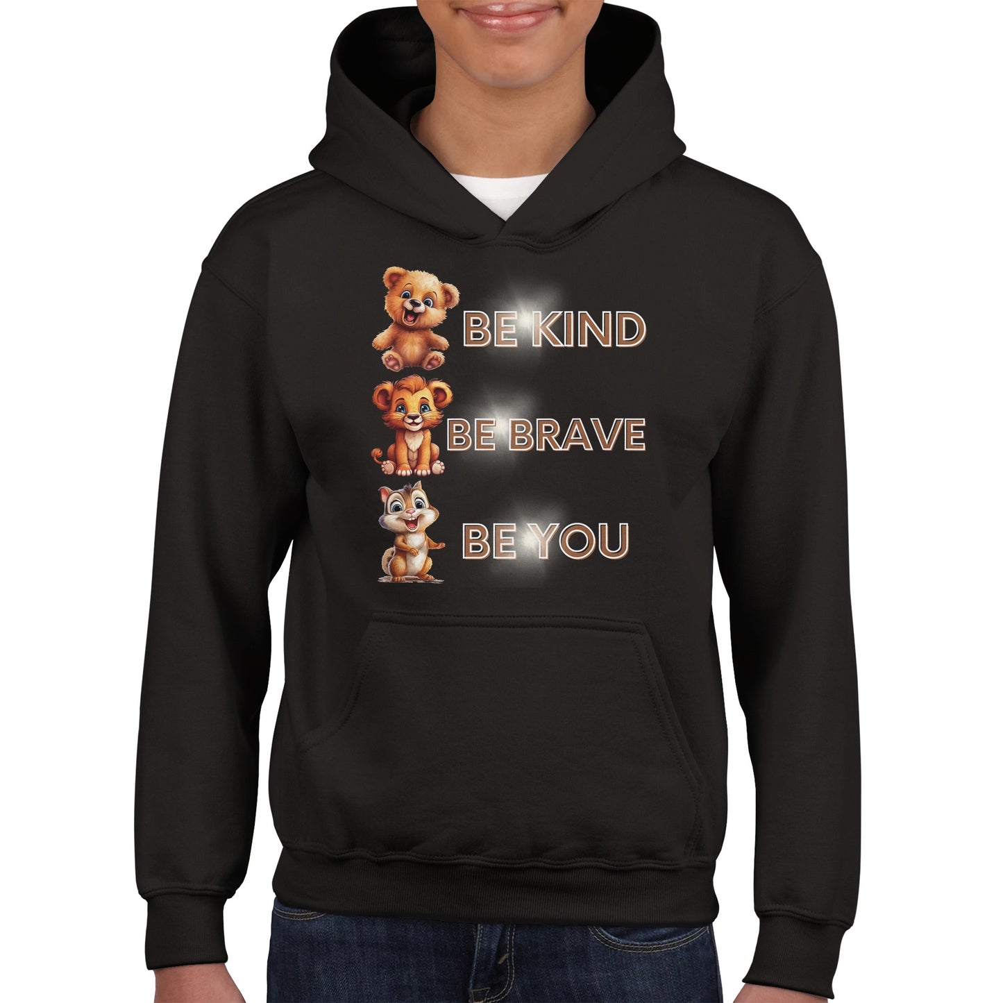 Be kind, be brave, be you Classic Kids Pullover Hoodie