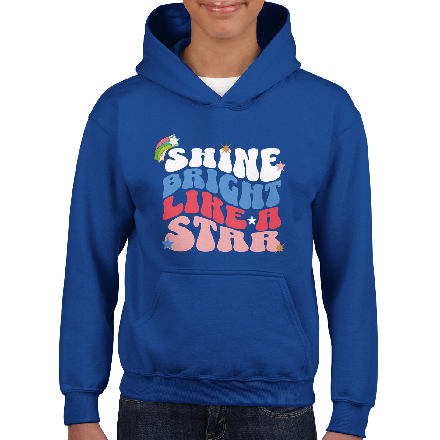 Shine bright like a star Classic Kids Pullover Hoodie