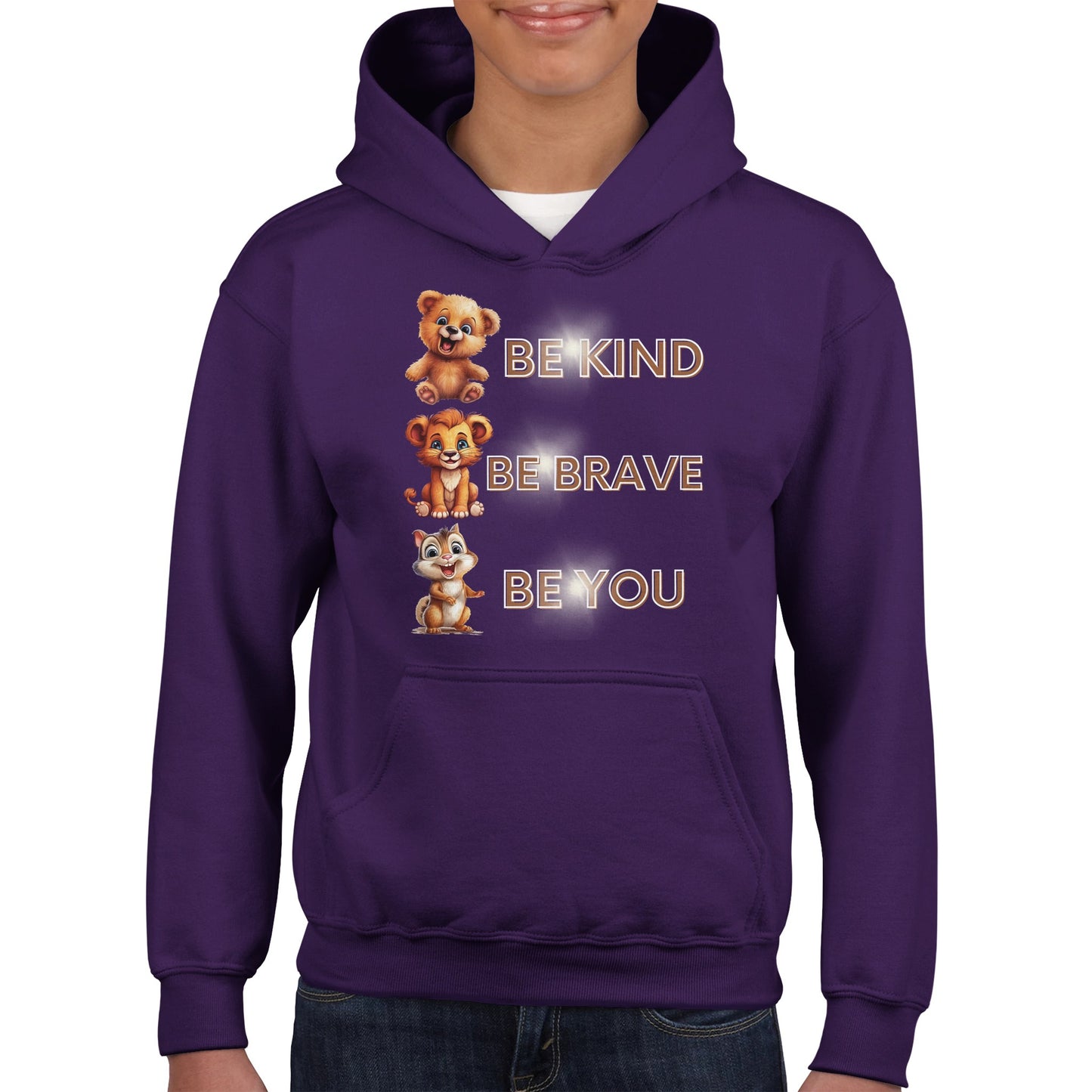 Be kind, be brave, be you Classic Kids Pullover Hoodie