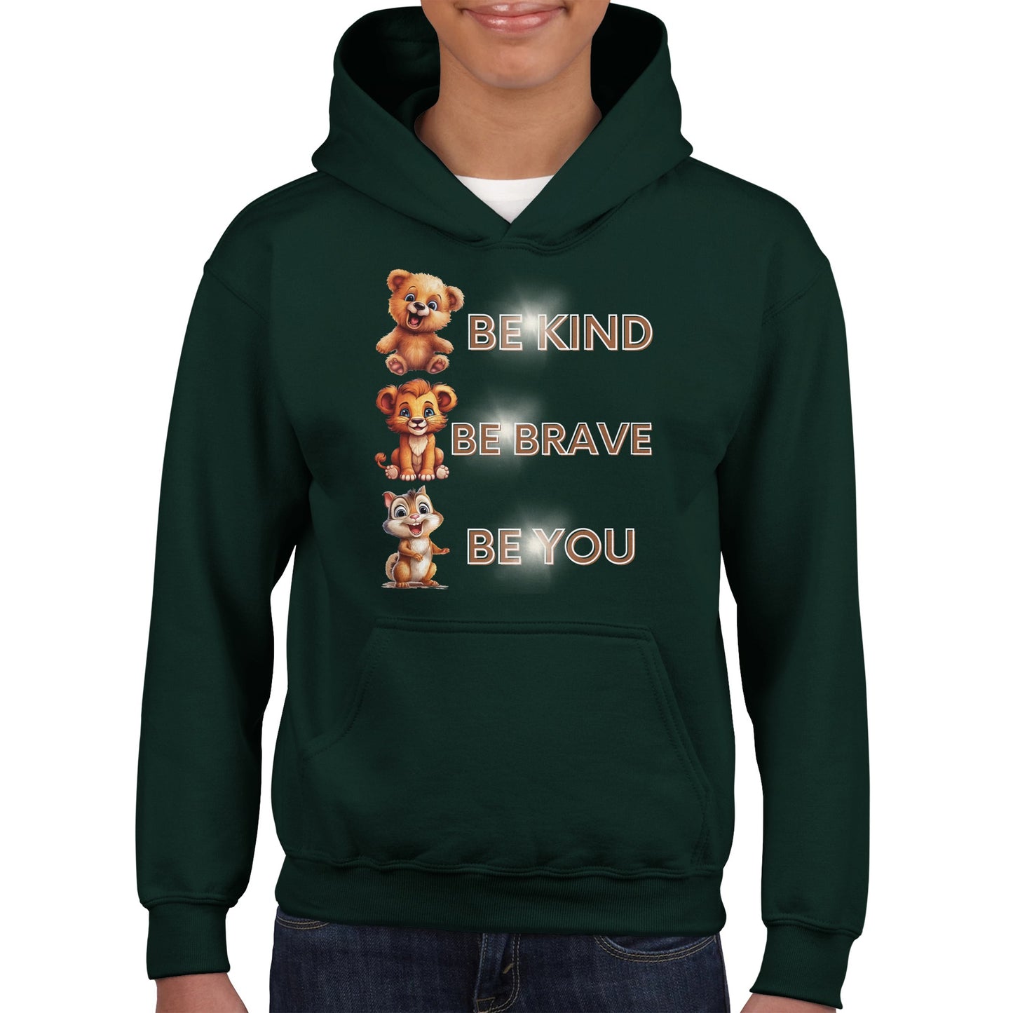 Be kind, be brave, be you Classic Kids Pullover Hoodie