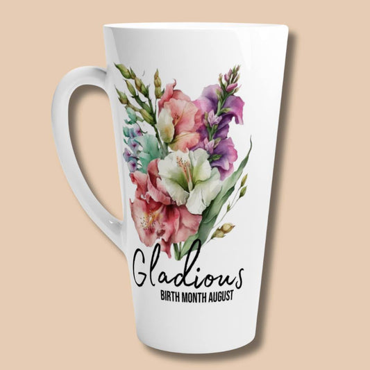 Gladious flower- Latte 17oz Mug