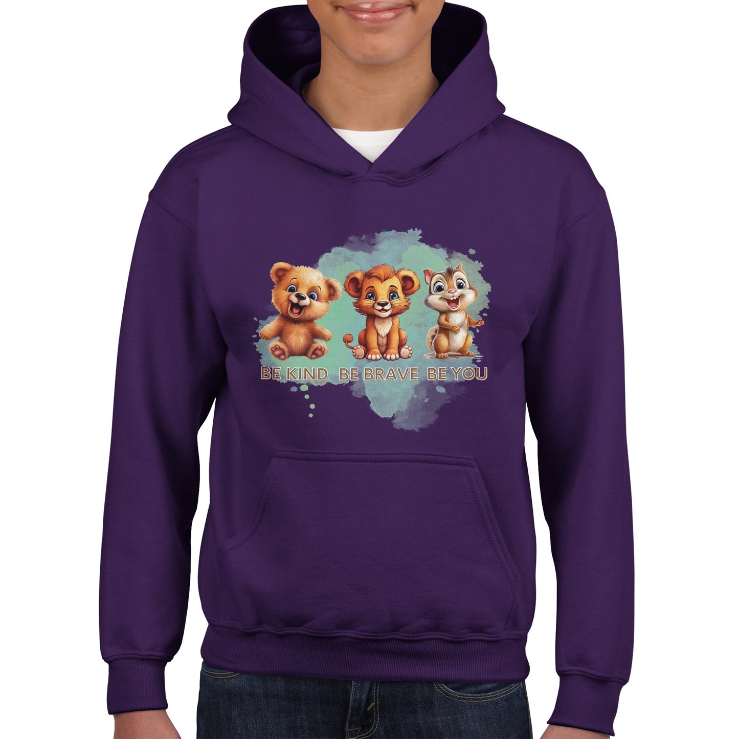 Be kind, be brave, be you Classic Kids Pullover Hoodie