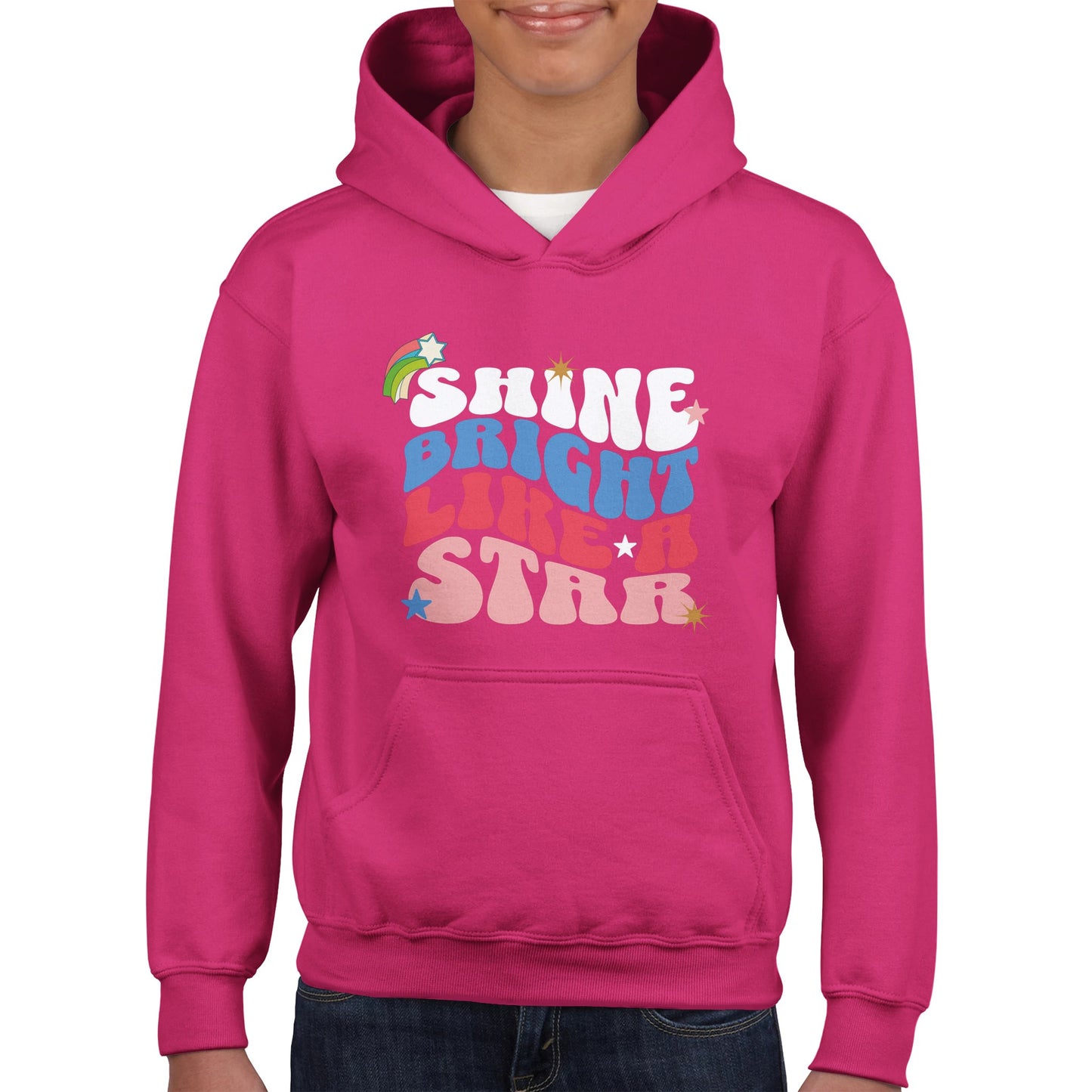 Shine bright like a star Classic Kids Pullover Hoodie