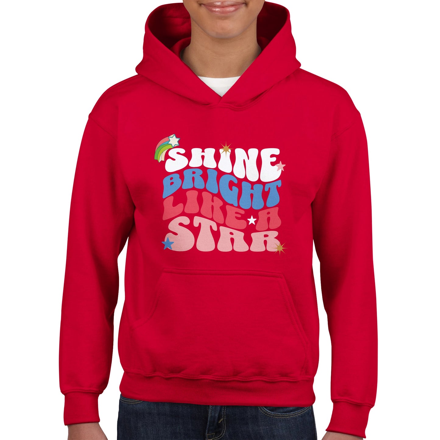 Shine bright like a star Classic Kids Pullover Hoodie