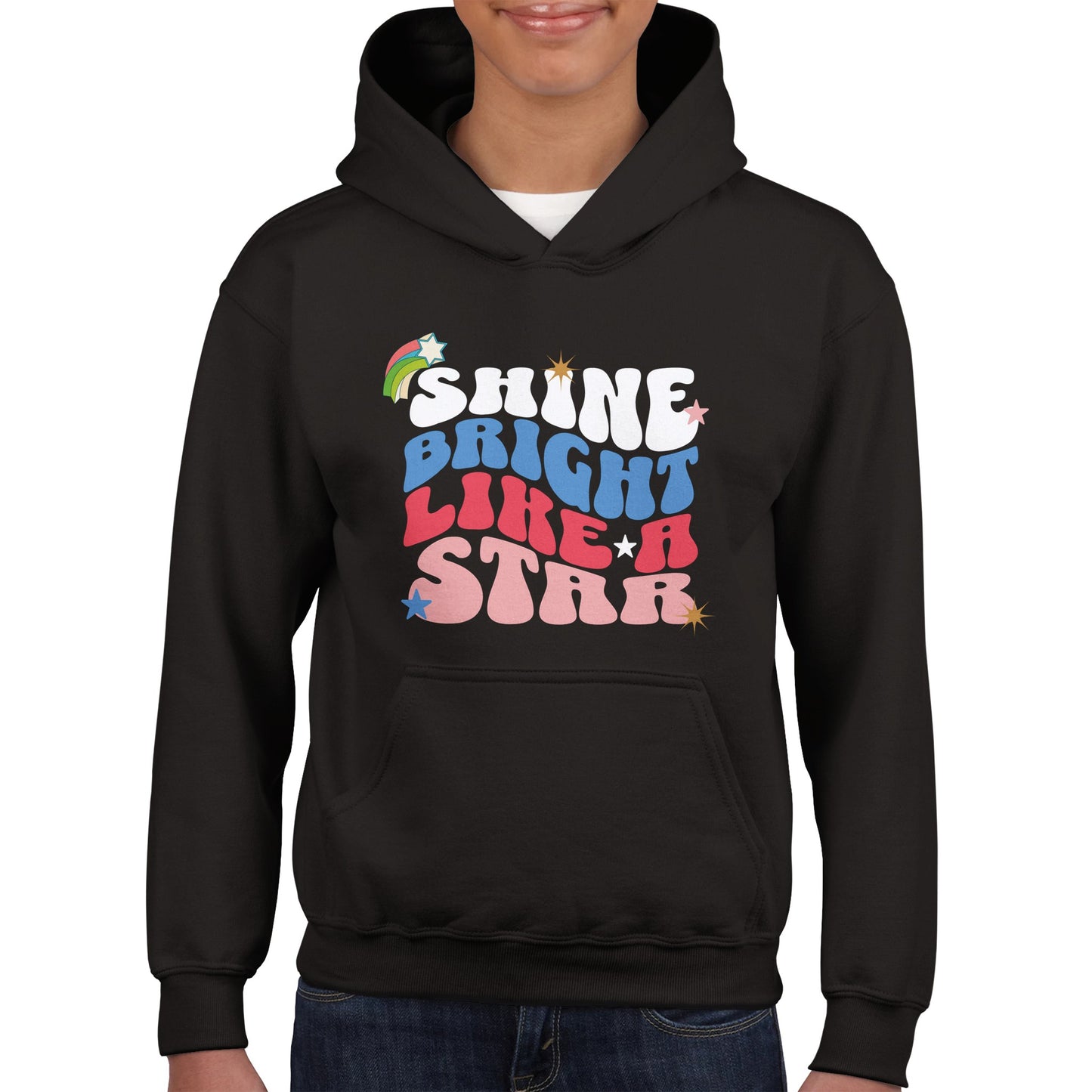 Shine bright like a star Classic Kids Pullover Hoodie