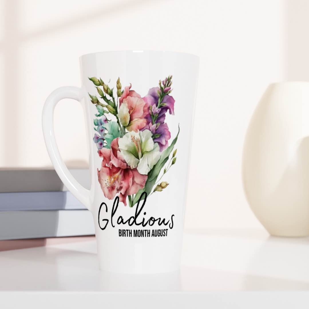 Gladious flower- Latte 17oz Mug