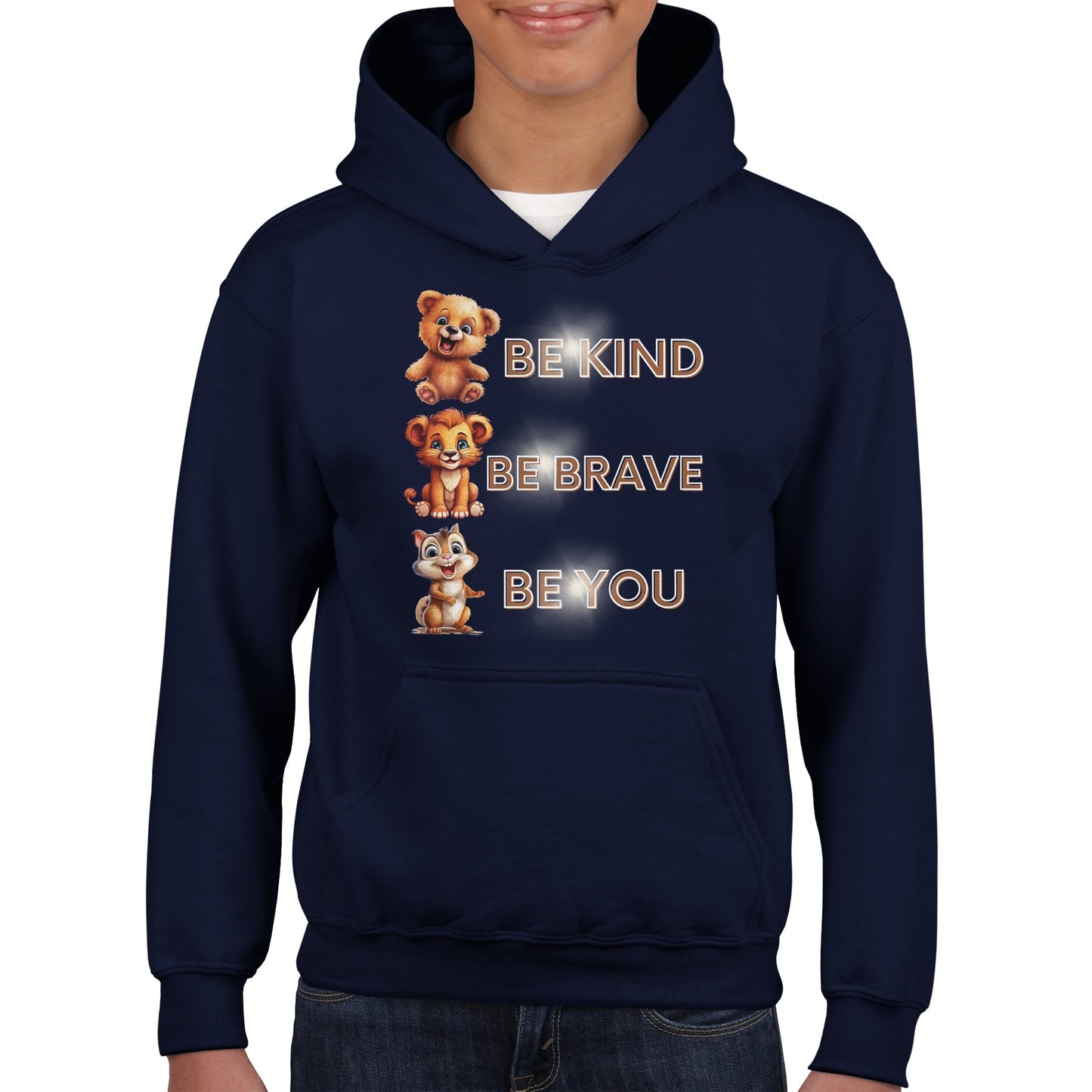 Be kind, be brave, be you Classic Kids Pullover Hoodie