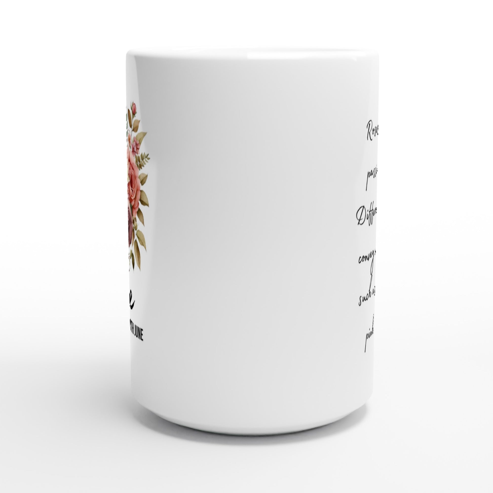 Rose-birth month June flower-15oz-mug-Alinaimprints 