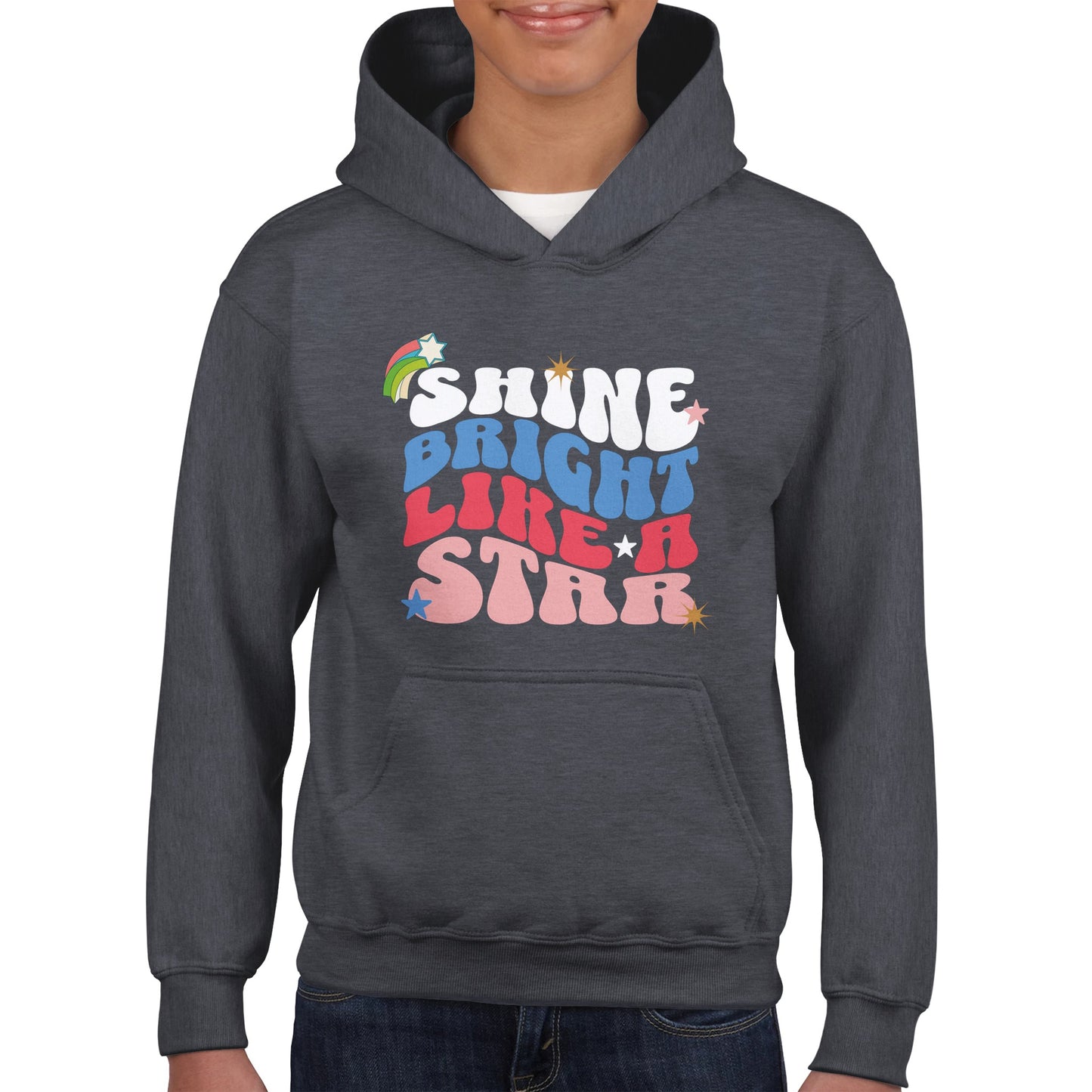 Shine bright like a star Classic Kids Pullover Hoodie