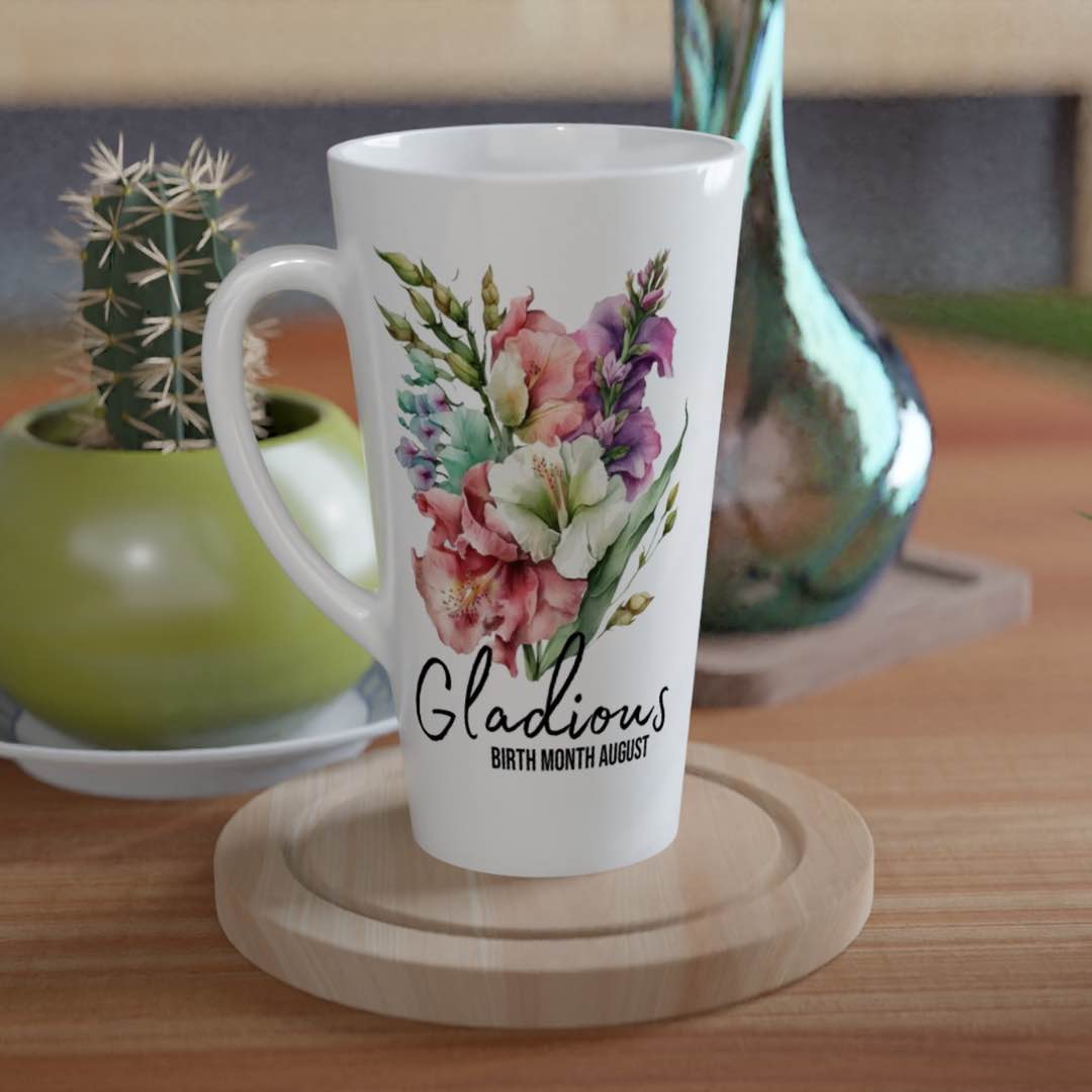 Gladious flower- Latte 17oz Mug