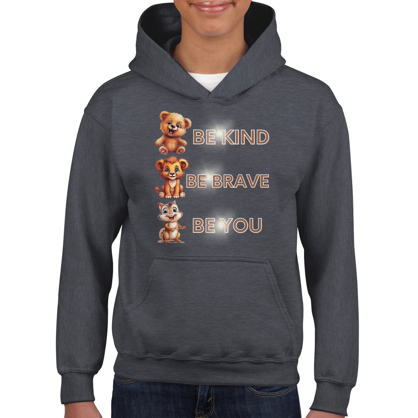 Be kind, be brave, be you Classic Kids Pullover Hoodie