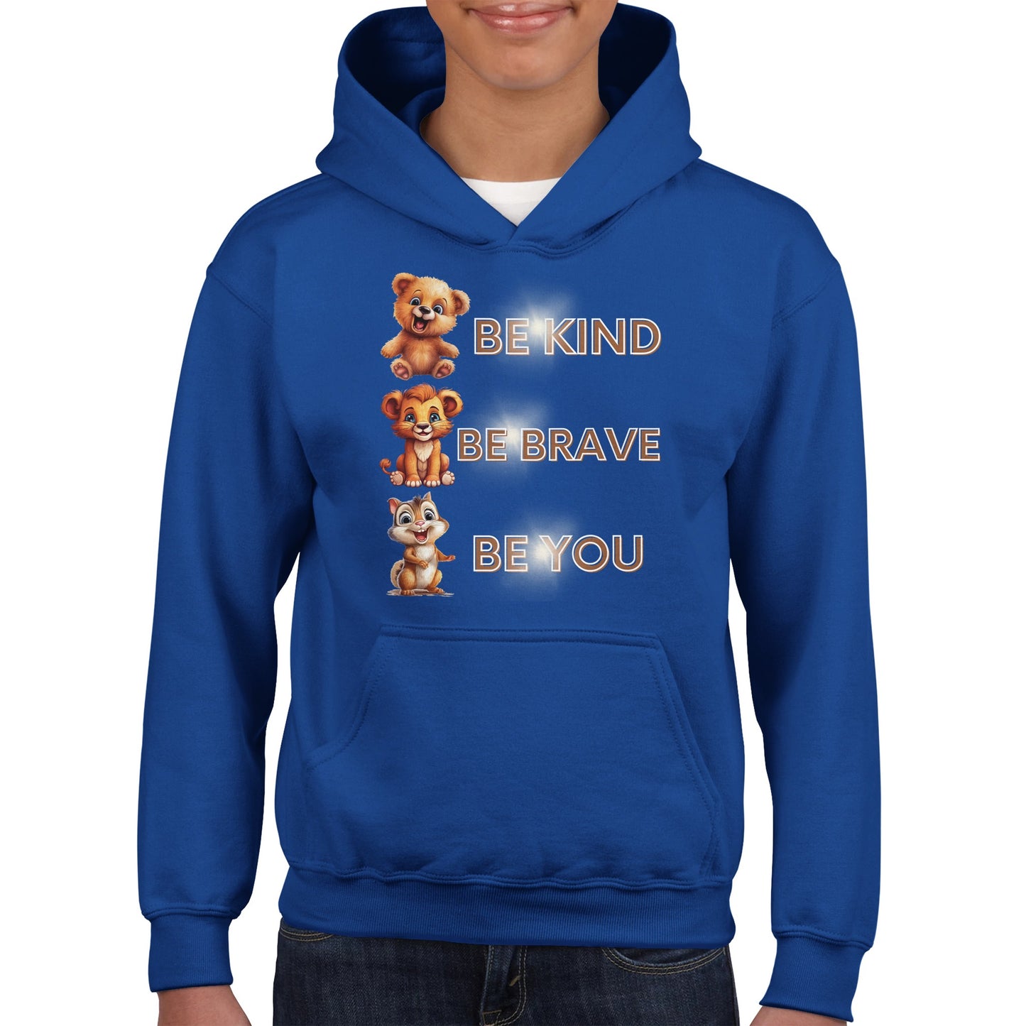 Be kind, be brave, be you Classic Kids Pullover Hoodie