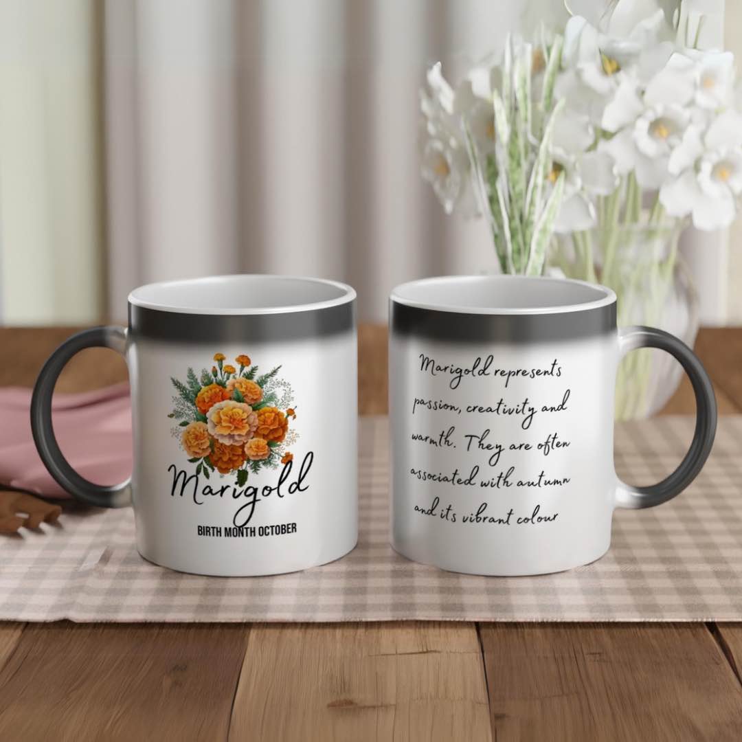 Marigold flower- magic 11oz Mug