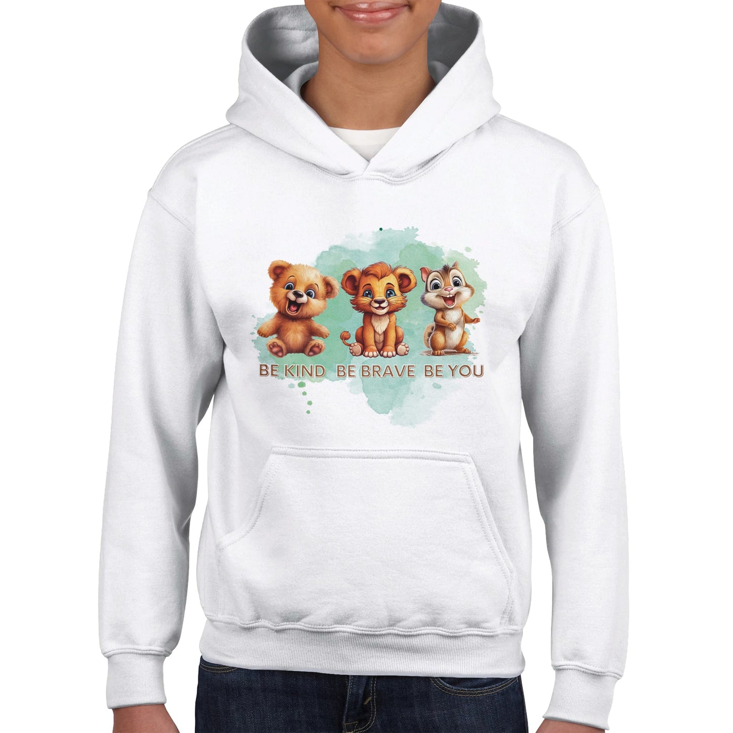 Be kind, be brave, be you Classic Kids Pullover Hoodie