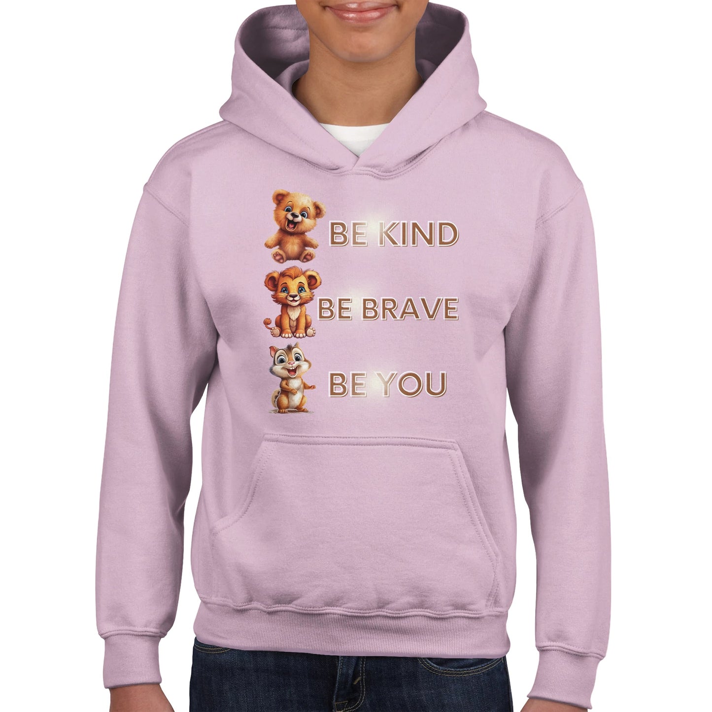 Be kind, be brave, be you Classic Kids Pullover Hoodie