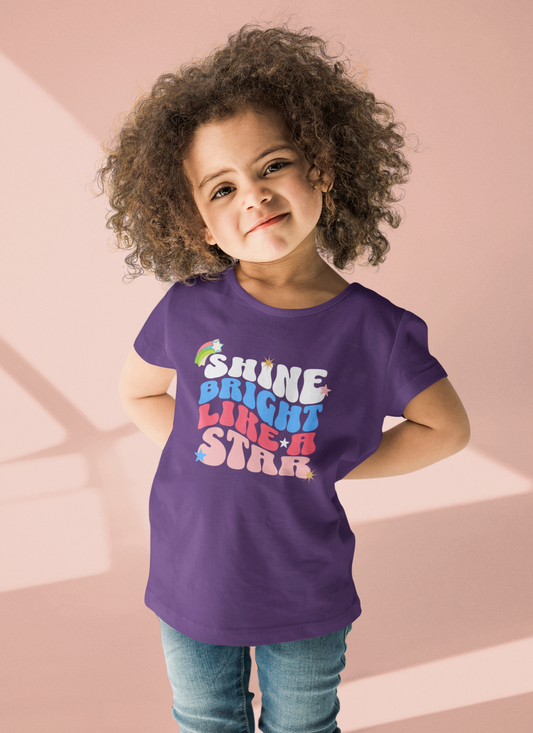 Shine bright like a star Classic Kids Crewneck T-shirt