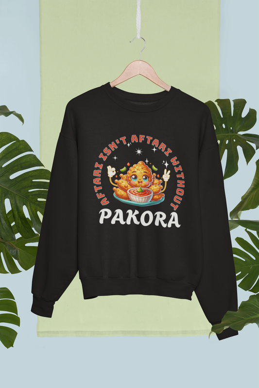 Aftari isn’t aftari without pakora Classic Unisex Crewneck Sweatshirt