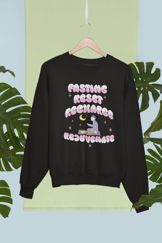 Fasting: Reset,recharge,rejuvenate  Classic Unisex Crewneck Sweatshirt