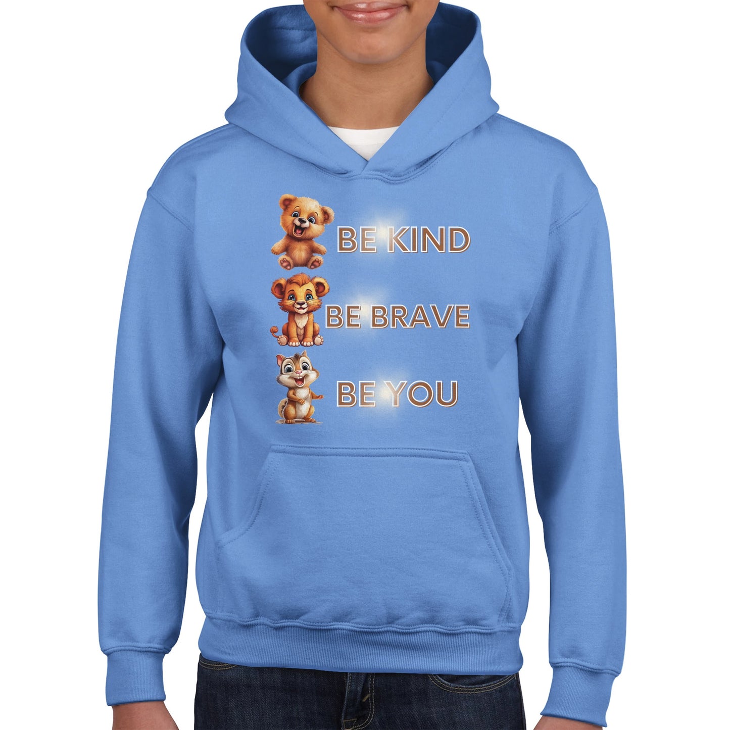 Be kind, be brave, be you Classic Kids Pullover Hoodie