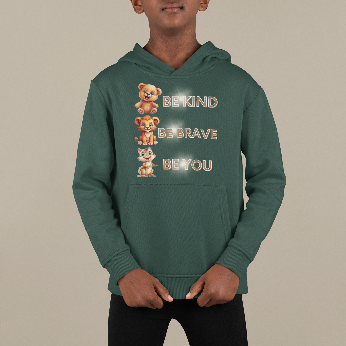 Be kind, be brave, be you Classic Kids Pullover Hoodie