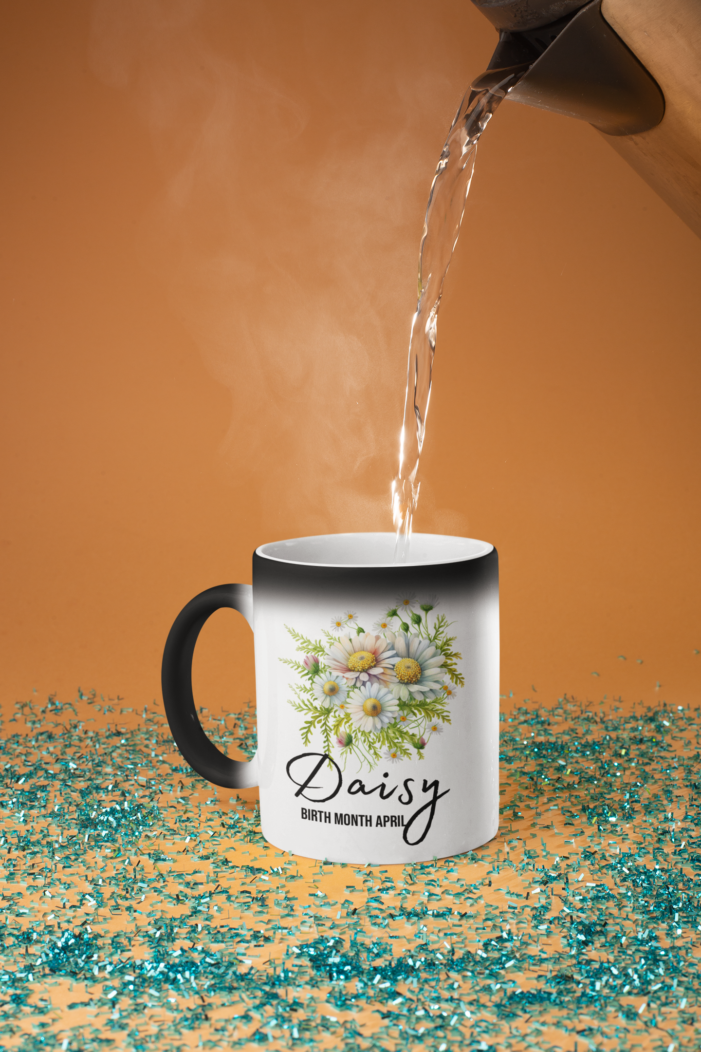 Daisy, birth month April flower Magic 11oz Ceramic Mug