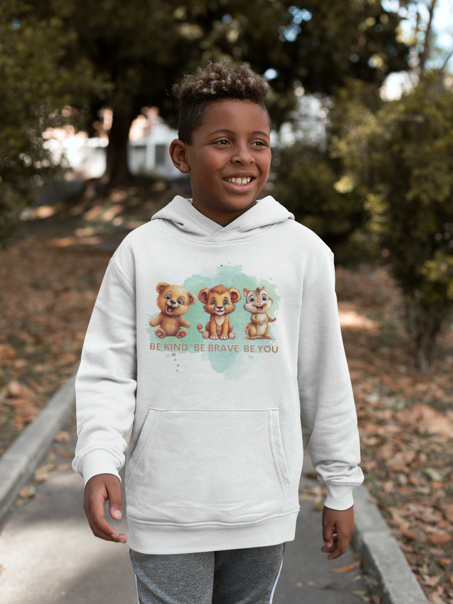 Be kind, be brave, be you Classic Kids Pullover Hoodie