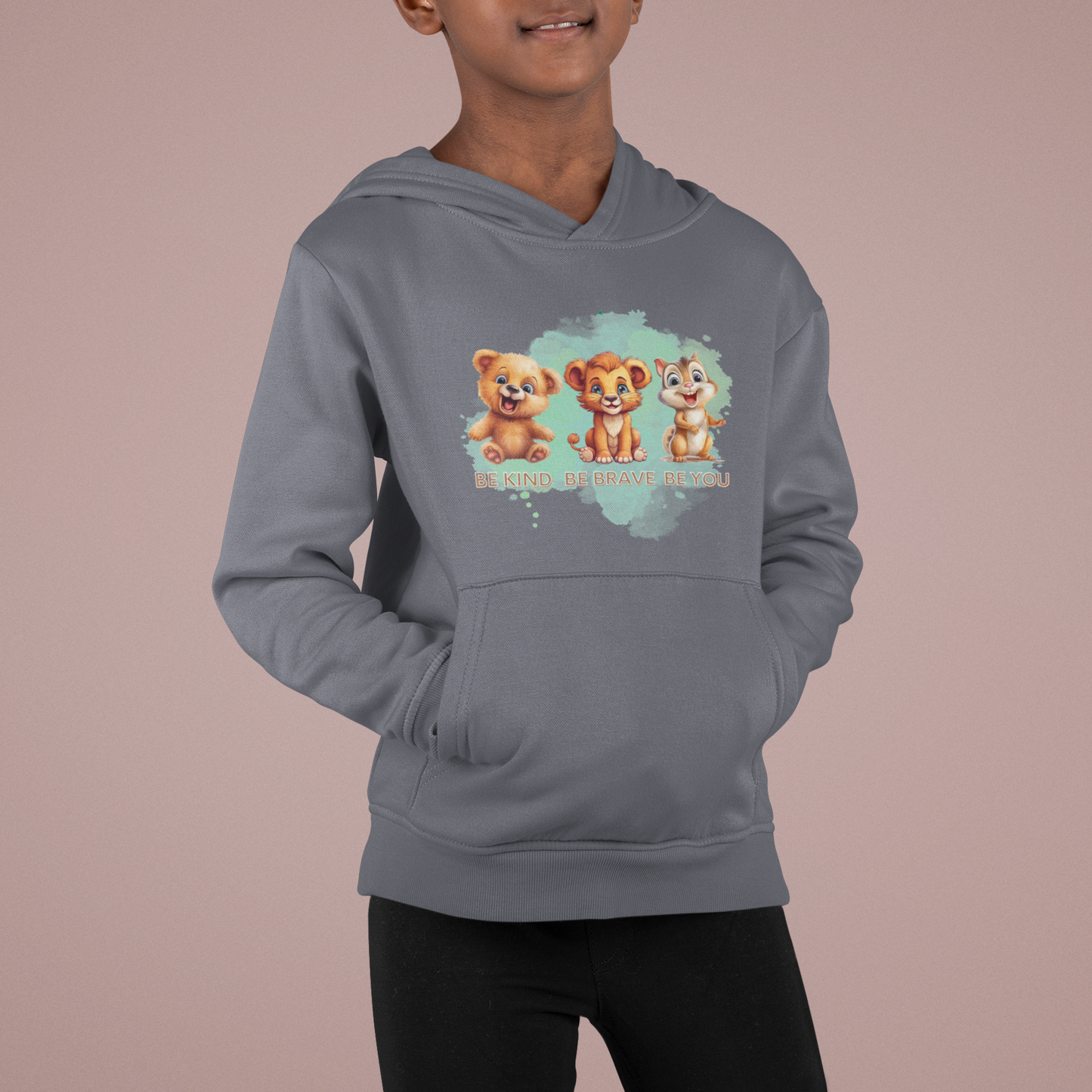 Be kind, be brave, be you Classic Kids Pullover Hoodie