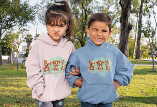 Be kind, be brave, be you Classic Kids Pullover Hoodie