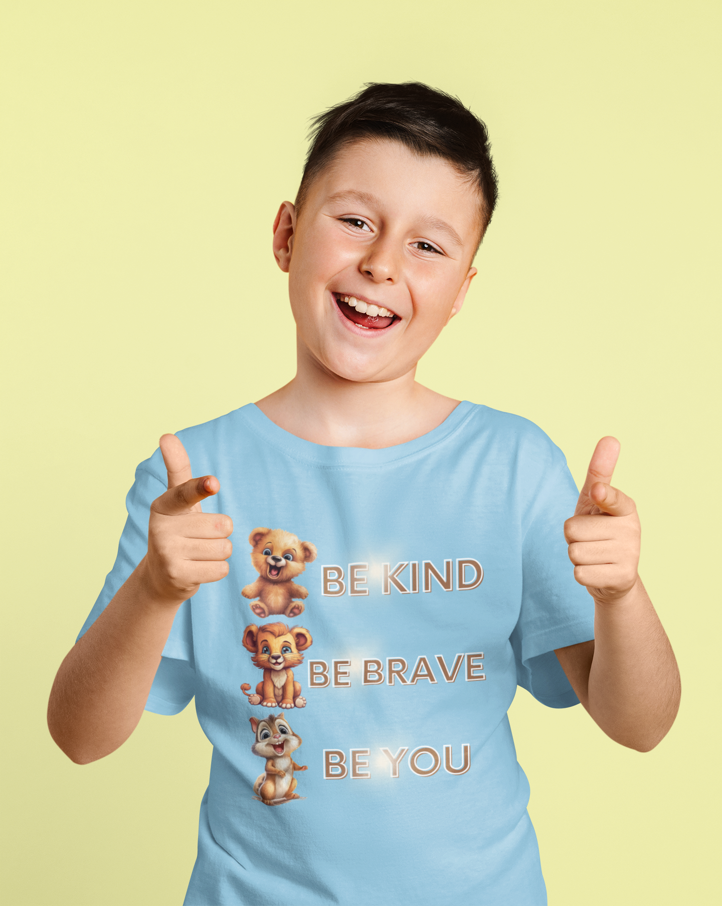 Be kind, Be brave, be you Classic Kids Crewneck T-shirt.