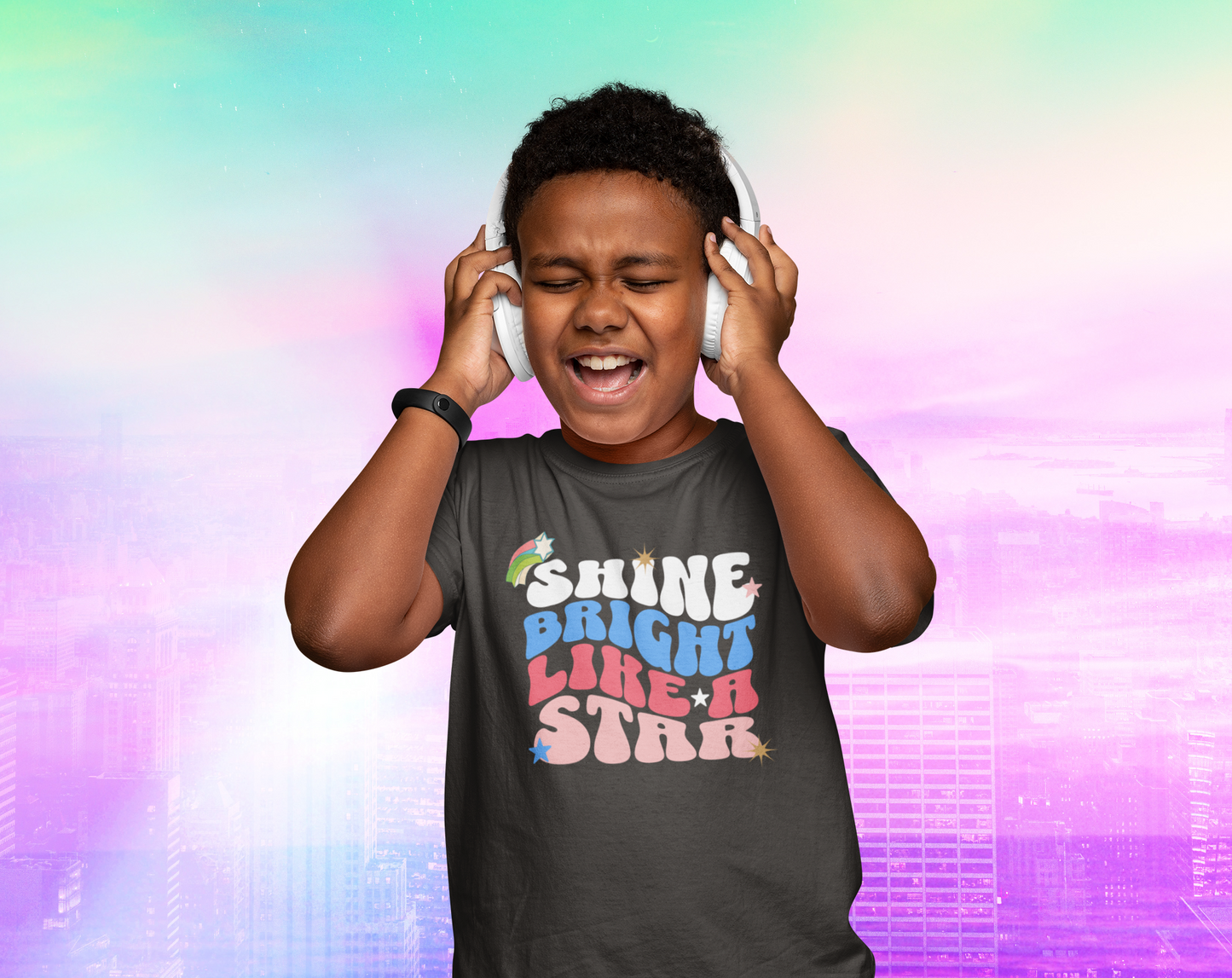 Shine bright like a star Classic Kids Crewneck T-shirt